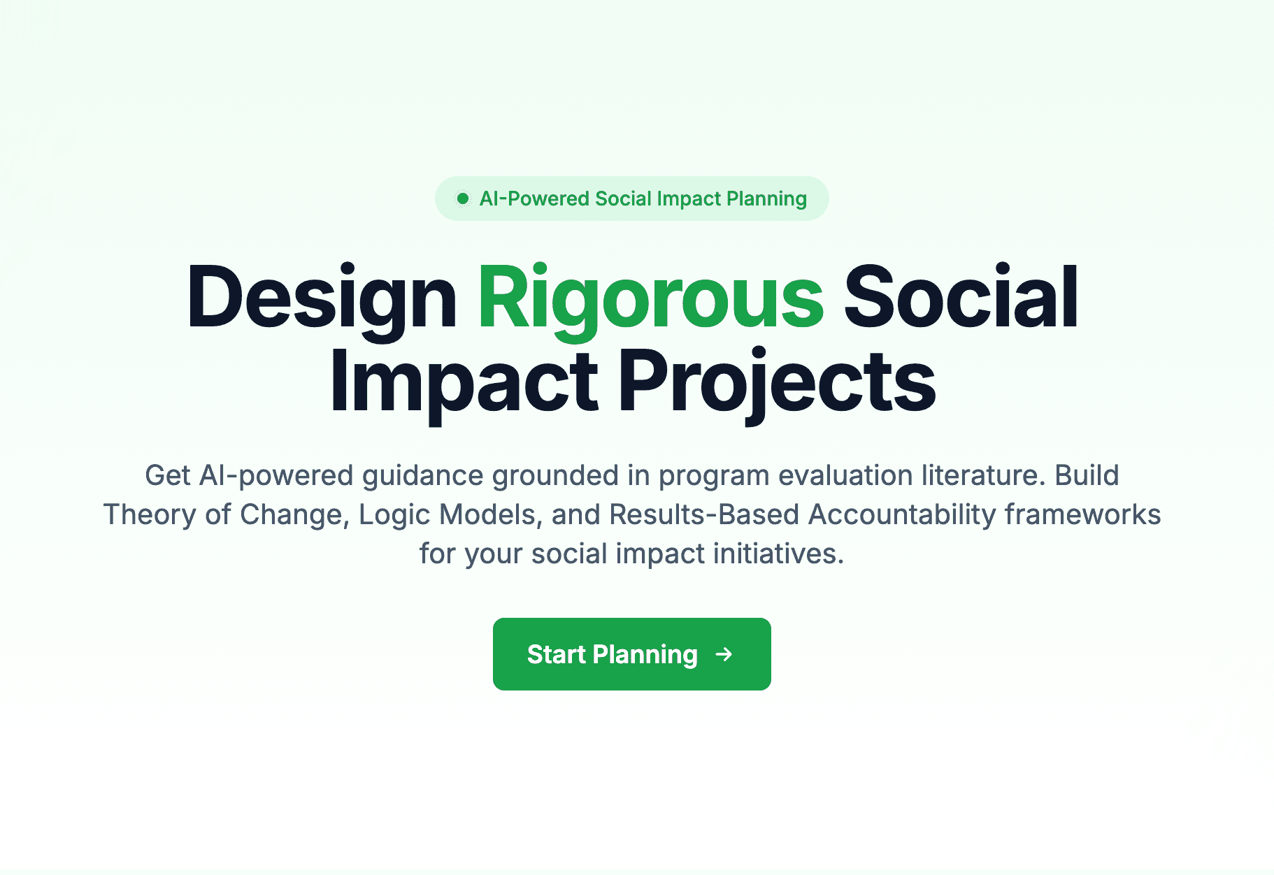 Social Impact Chatbot